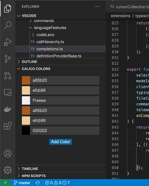 Visual Studio Code 1.50 发布