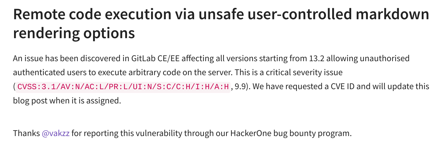 GitLab 修复严重漏洞，建议用户升级最新版本