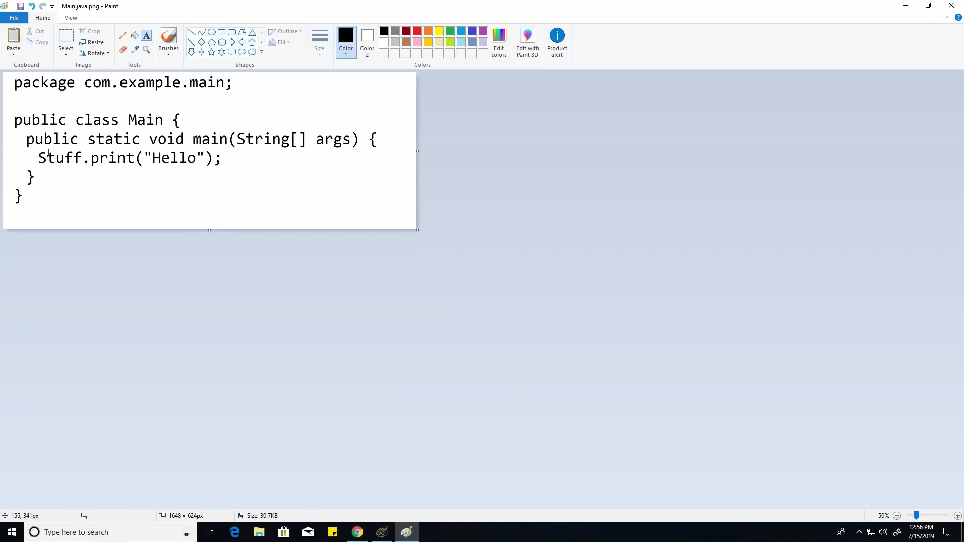 MS Paint IDE —— 基于 Windows 画图工具的 IDE