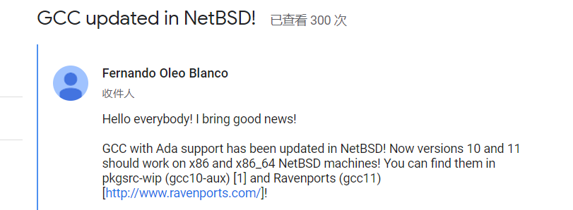 Ada GCC 10 现已支持 x86_64 NETBSD 系统