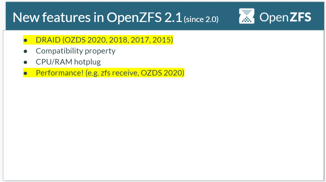 OpenZFS 3.0 有望支持 macOS 和 DirectIO，继续优化 Window 版本