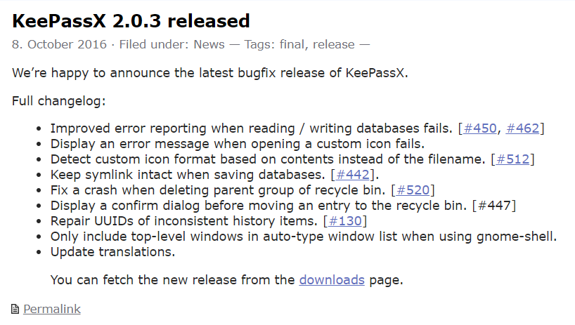 跨平台密码管理器 KeePassX 已停止开发