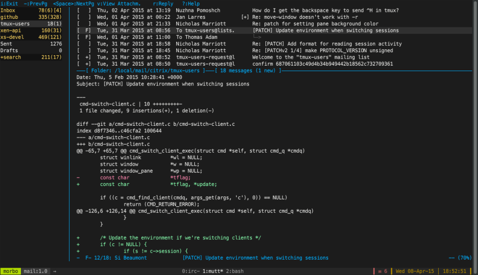 Mutt 2.2 发布，基于文本界面的邮件客户端