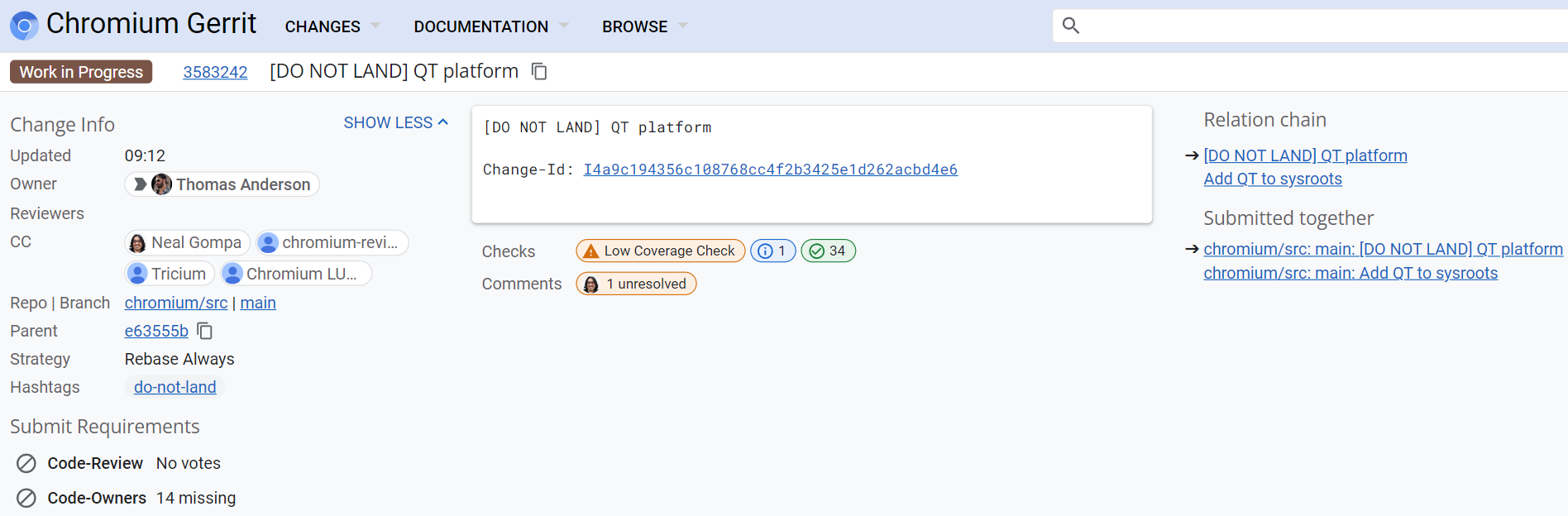 Chromium 或将使用 Qt 构建 UI