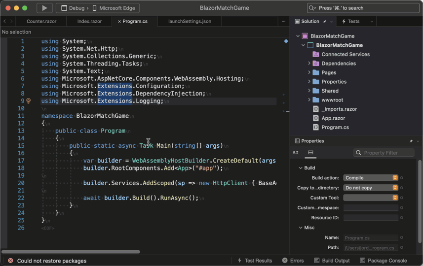Visual Studio 2022 for Mac is now 50 faster Code World
