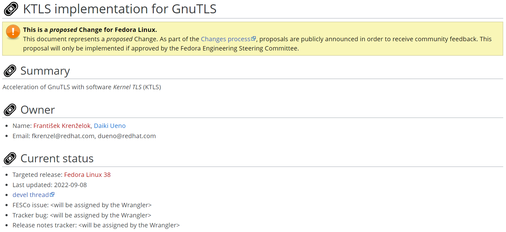 Fedora 38 将使用 Kernel TLS 加速 GnuTLS