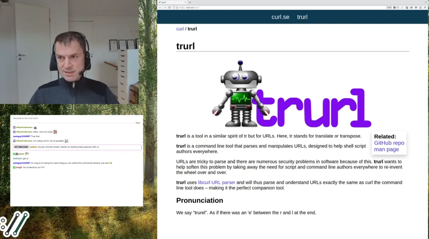 curl 作者开源 trurl，用于解析和操作 URL 的命令行工具