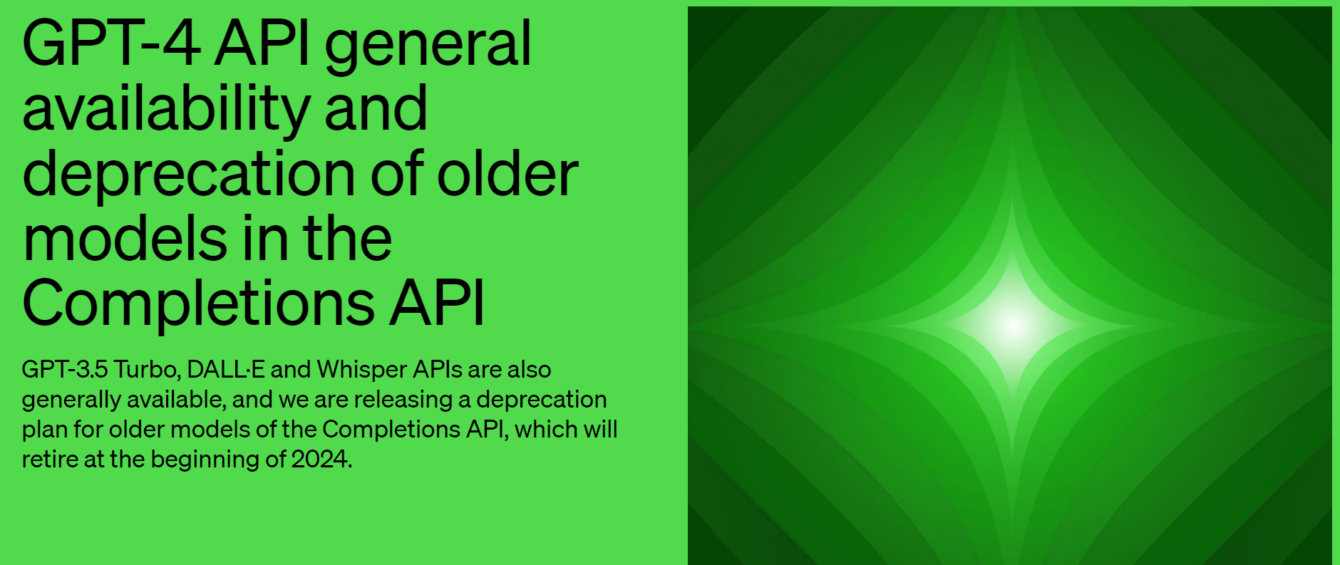 OpenAI 向付费用户开放 GPT-4 API