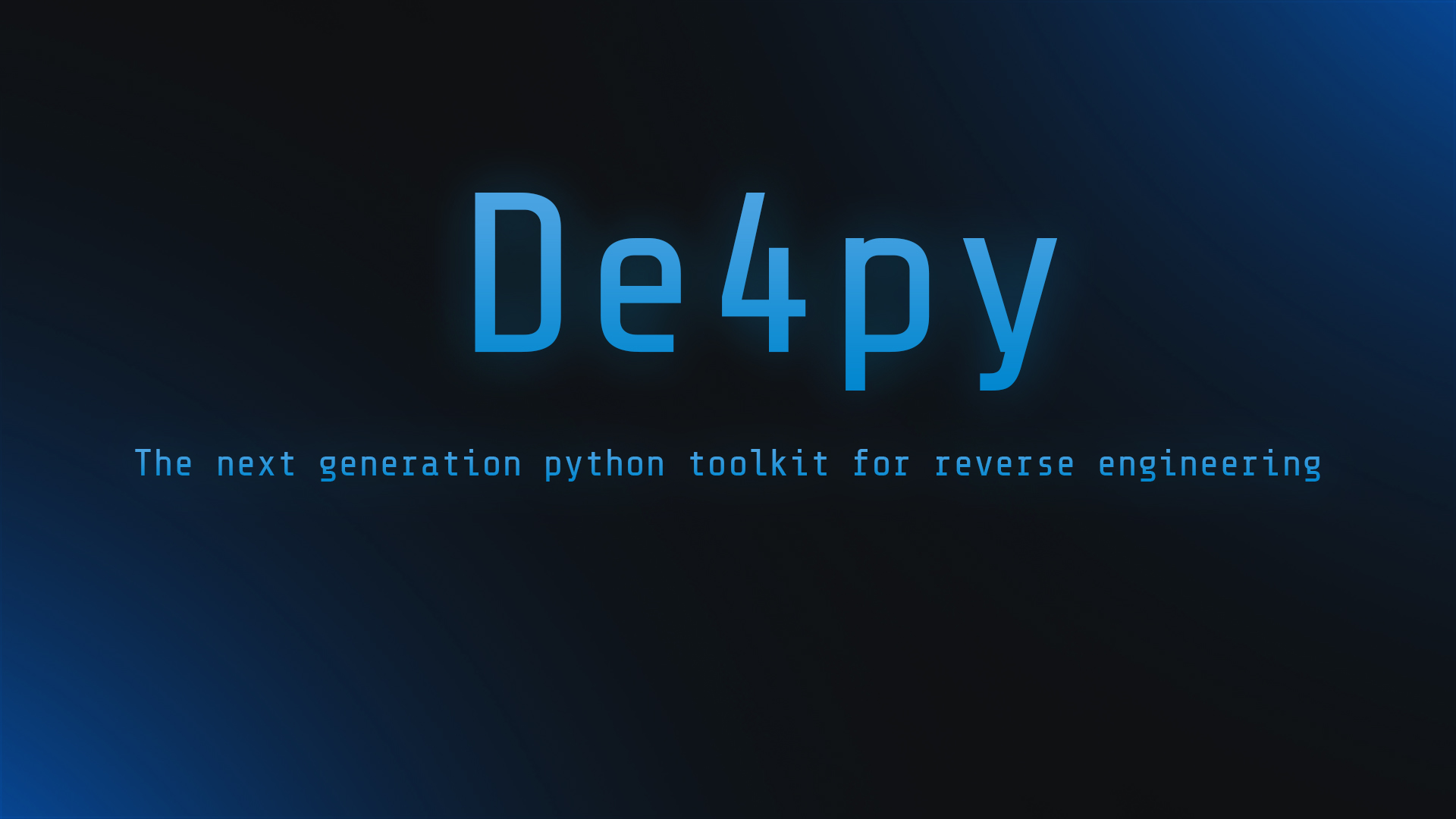 De4py —— Python 逆向工程工具包