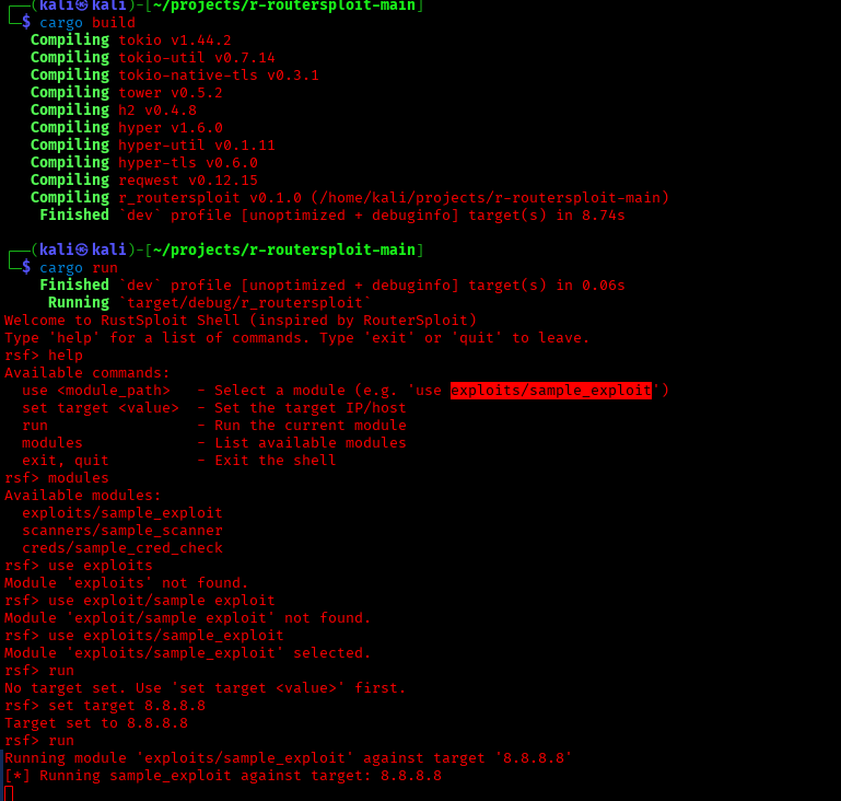 Rustsploit首页、文档和下载 - Rust 开发的模块化漏洞探测框架 - OSCHINA - 中文开源技术交流社区