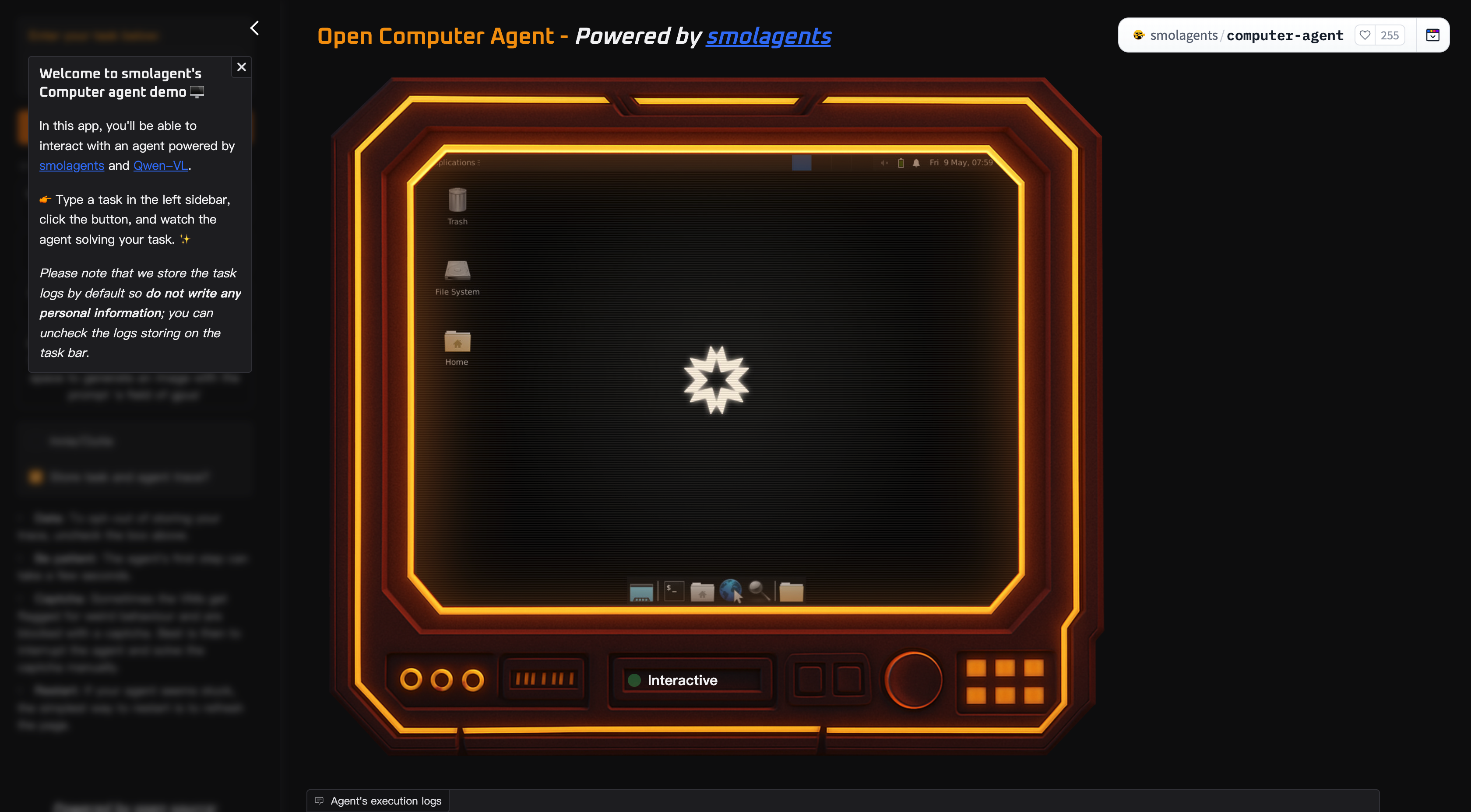 Hugging Face 发布 Open Computer Agent，文字指令远程操控虚拟电脑