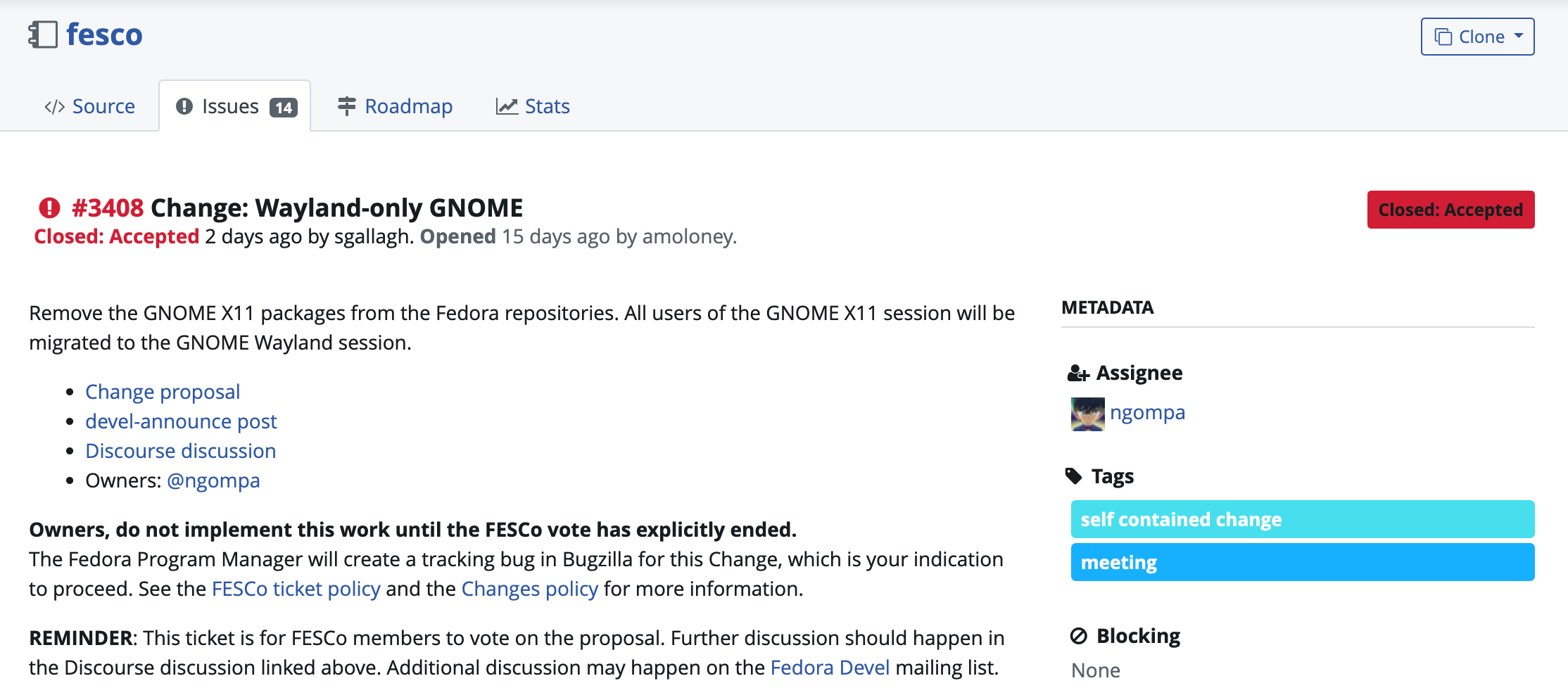 Fedora 43 GNOME 桌面将取消对 X11 会话的支持