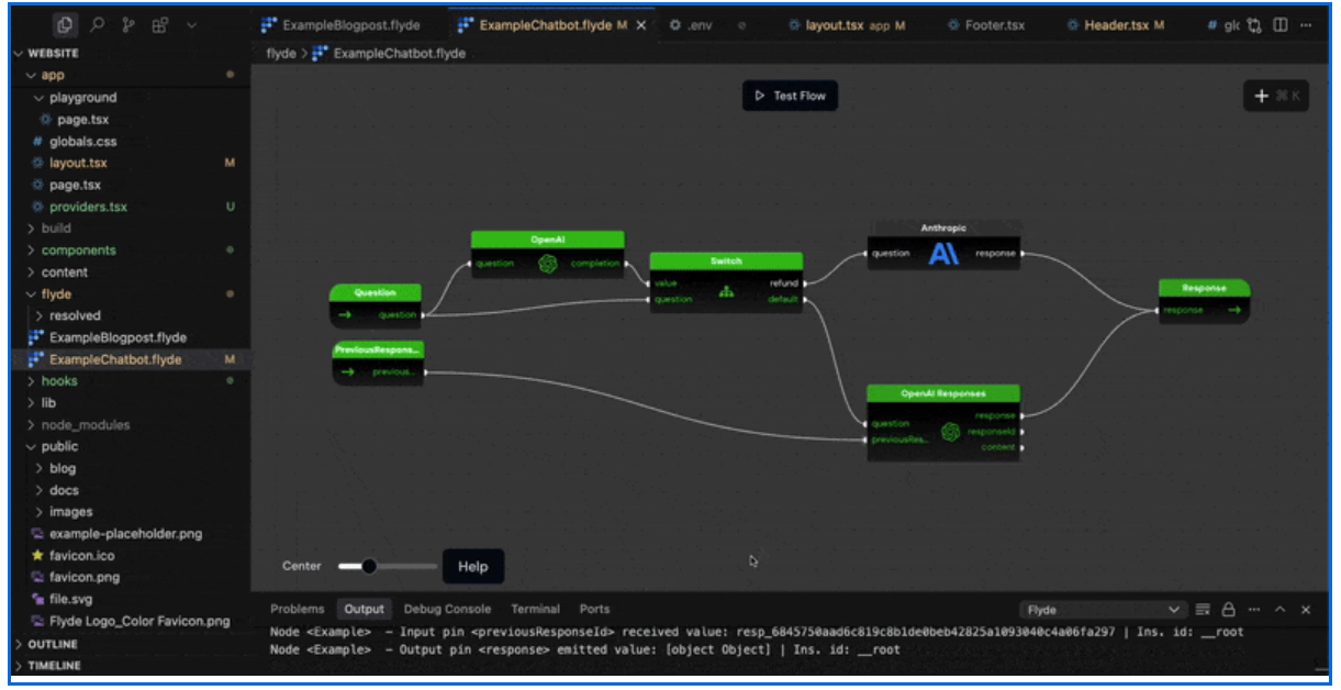 Flyde - 可视化后端逻辑编程工具