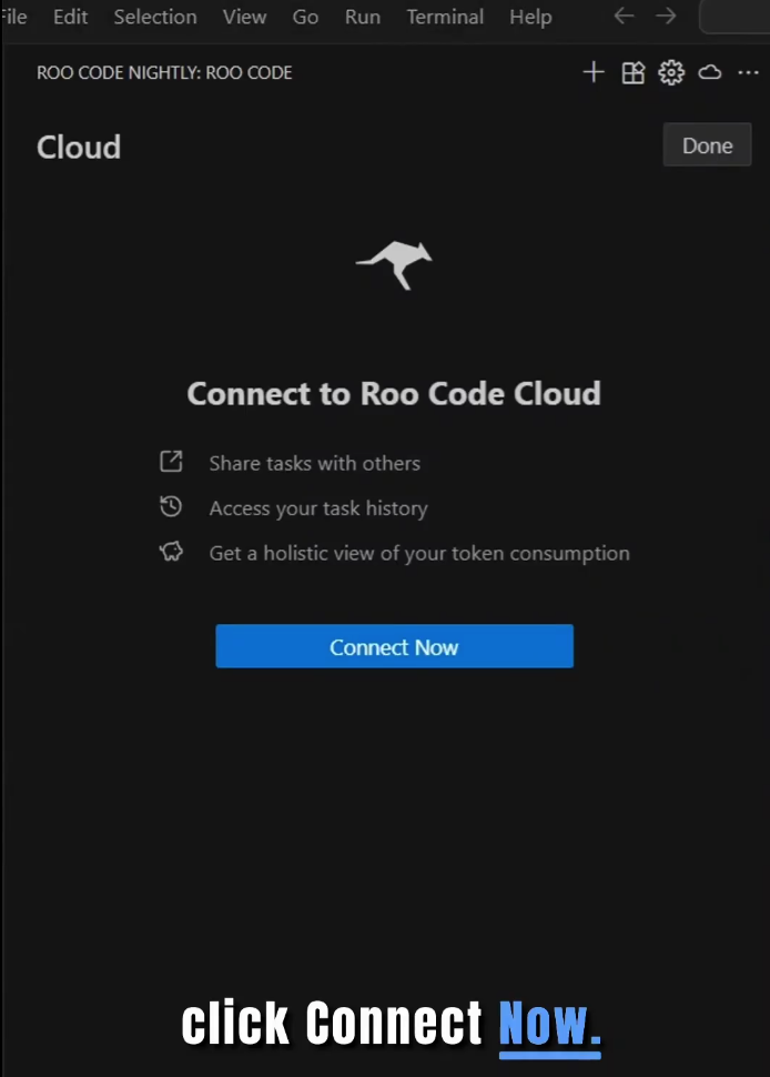 Roo Code 上线远程连接功能 Roomote Control