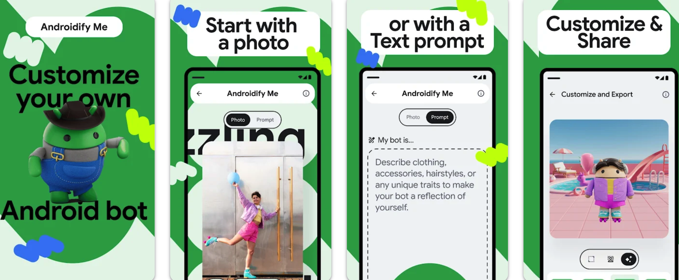 谷歌发布开源 AI 项目 Androidify，可生成个性化“安卓人”